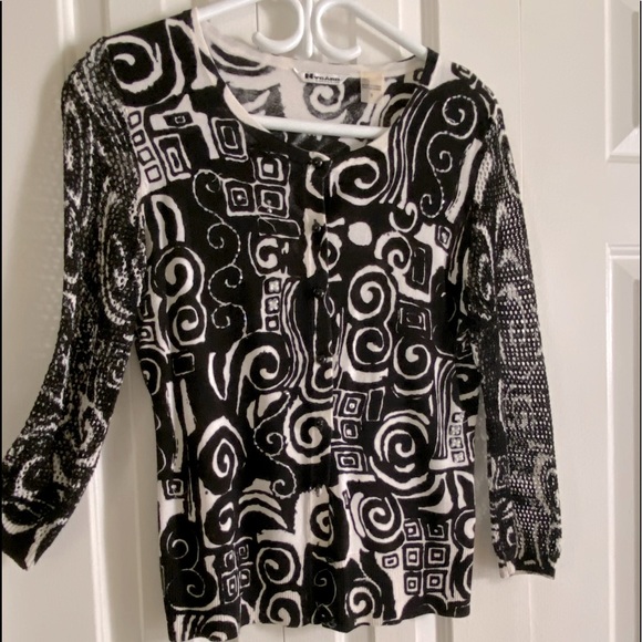 Cotton blend summer cardigan S/M - Picture 1 of 6